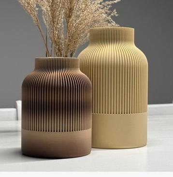 Japandi vazen (3d geprint). Verschillende kleuren beschikbaar voor biedingen