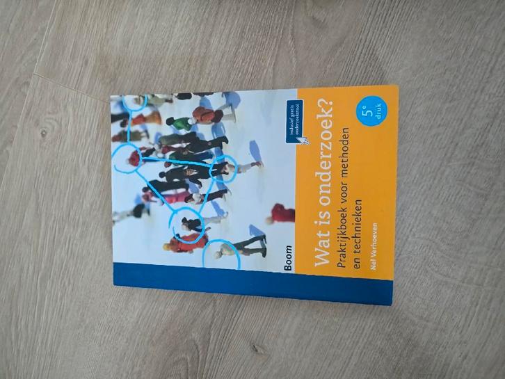 Nel Verhoeven - Wat is onderzoek?, Boeken, Wetenschap, Zo goed als nieuw, Ophalen of Verzenden