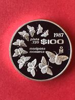 Mexico 100 Pesos 1987 Proof 0,720 zilver 32.63 grams, Ophalen of Verzenden, Noord-Amerika, Zilver