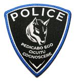 Patch / Embleem Police K9 onbekend, Verzenden, Marechaussee, Overige gebieden, Embleem of Badge