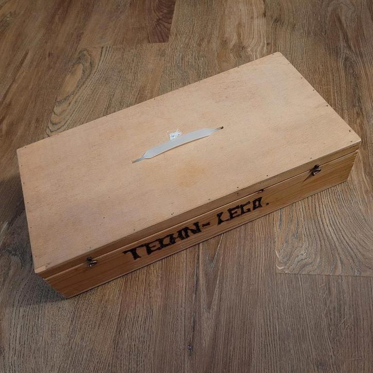 Vintage houten kist voor Technisch Lego, Kinderen en Baby's, Speelgoed | Duplo en Lego, Gebruikt, Ophalen of Verzenden