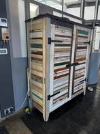 Unieke houten kast, Piet Hein Eek replica, Gebruikt, 100 tot 150 cm, Ophalen of Verzenden, 150 tot 200 cm