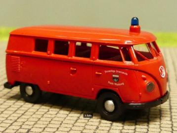 Brekina 31505-0288 - VW T1b bus brandweer in ovp 