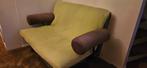 Leuk compact groen slaap bankstel, Ophalen, Gebruikt, Stof, Tweepersoons