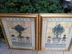 Twee mooie ingelijste prints van de kunstenaar J.Wiens, Huis en Inrichting, Ophalen, Zo goed als nieuw, Print, Oorspronkelijke maker
