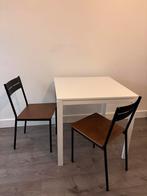 IKEA Tafel en Stoelen, Ophalen, Zo goed als nieuw, Rechthoekig, 50 tot 100 cm