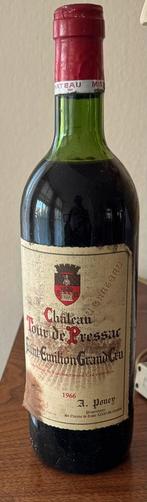 Chateau tour de pressac 1966, Ophalen, Frankrijk, Zo goed als nieuw, Rode wijn