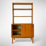 Vintage boekenkast uit Zweden, Huis en Inrichting, Kasten | Boekenkasten, Teakhout, ?, 150 tot 200 cm, 25 tot 50 cm