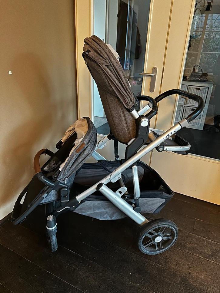 Uppababy Vista Kinderwagen – Geschikt voor 2 Zitjes, Kinderen en Baby's, Kinderwagens en Combinaties, Zo goed als nieuw, Kinderwagen