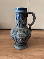 Vintage beer Stein pitcher gerz german 850 cobalt blue, Ophalen of Verzenden