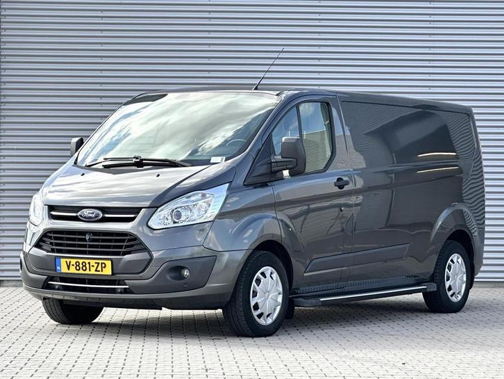 Ford Transit Custom 2.0 TDCI L2 MARGE|Automaat|Laadklep|109D, Auto's, Bestelauto's, Bedrijf, Te koop, ABS, Adaptieve lichten, Airbags