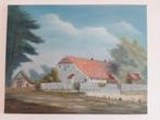 Schilderij dorpsgezicht Terschelling bij Formerum, Ophalen of Verzenden