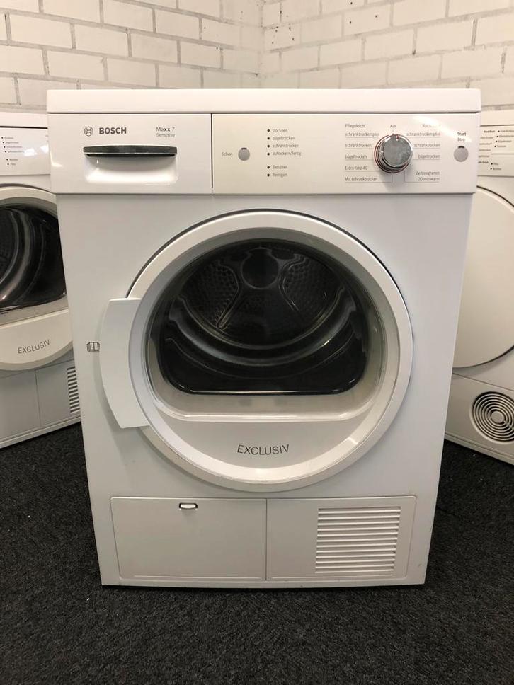 €179 Bosch Maxx7 CONDENSDROGER Met 3 mnd garantie ophalen, Witgoed en Apparatuur, Wasdrogers, Zo goed als nieuw, Condens, 6 tot 8 kg