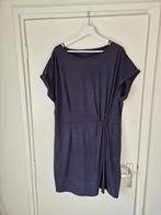 Donkerblauwe suede achtige jurk maat 48 Miss Etam, Blauw, Maat 46/48 (XL) of groter, Ophalen of Verzenden, Zo goed als nieuw
