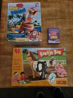 3 spellen. Koetje boe, pop up piraat, kwartet, Ophalen of Verzenden, Zo goed als nieuw