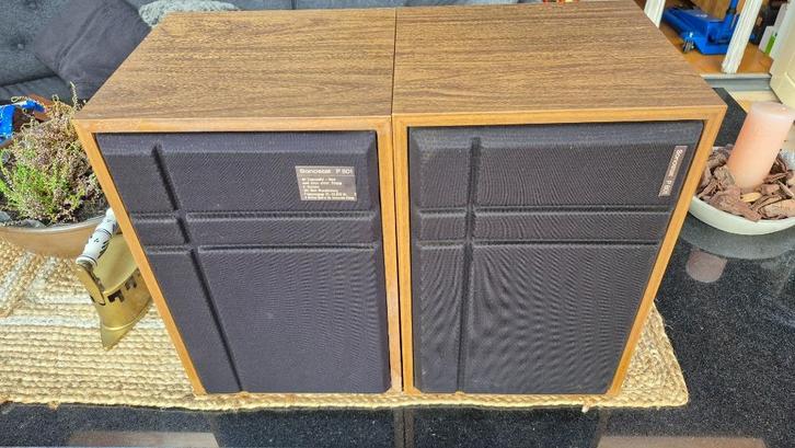 Sonostat P-801 - ( Magnat ), Audio, Tv en Foto, Luidsprekers, Gebruikt, Front, Rear of Stereo speakers, 60 tot 120 watt, Magnat