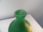 Art Deco Frans Vaasje Cameo Glas groen, Ophalen of Verzenden