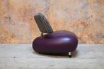 ZGANieuw paarse leren Leolux Pallone design fauteuil, Stof, Leolux, Leolux, Design