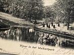 Vroege ansichtkaart vijver in het Walkartpark in Zeist  1900, Gelopen, Utrecht, Ophalen of Verzenden, Voor 1920