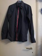 Als nieuw overhemd DO&CO ( WAM ) Grijs donker Blauw Italy L, Zo goed als nieuw, Halswijdte 41/42 (L), Do&Co, Verzenden