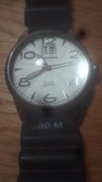 VINTAGE GARONNE HORLOGE 5 ATM . NAGENOEG NIET BESCHADIGD., Overige merken, Staal, Polshorloge, 1960 of later