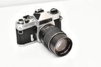 Chinon CS 35mm film M42 SLR + Chinon 135mm f/2.8 lens + batt, Audio, Tv en Foto, Fotocamera's Analoog, Verzenden, Refurbished