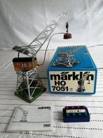 Märklin H0 7051 Draaikraan. Compleet met magneet en schakelk, Hobby en Vrije tijd, Modeltreinen | H0, Ophalen, Wisselstroom, Gebruikt
