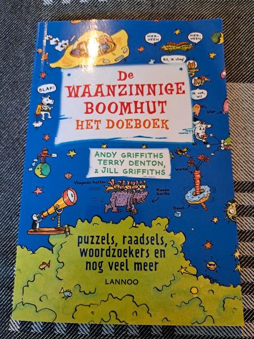 Terry Denton - De waanzinnige boomhut, het doeboek, Boeken, Kinderboeken | Jeugd | onder 10 jaar, Zo goed als nieuw, Ophalen of Verzenden