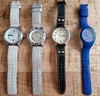 Oozoo (3x) en Ice Watch (1x) Dames Horloges, Ophalen, Zo goed als nieuw, Kunststof, Overige merken