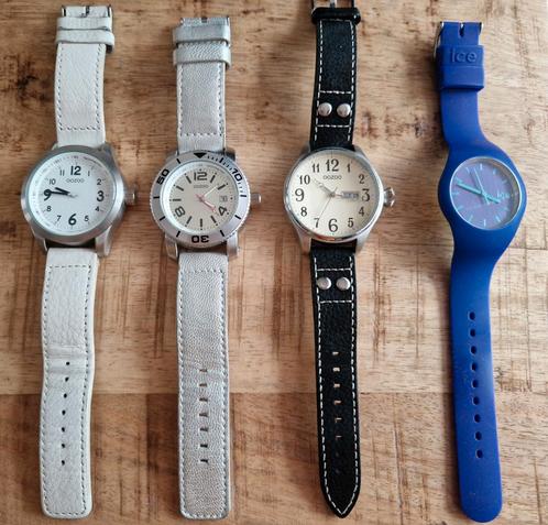 Oozoo (3x) en Ice Watch (1x) Dames Horloges, Sieraden, Tassen en Uiterlijk, Horloges | Dames, Zo goed als nieuw, Overige merken
