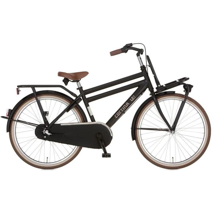 CORTINA U4 Transport mini Jongens Jet Black Matt 42cm 2023, Fietsen en Brommers, Fietsen | Jongens, Nieuw