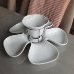 Chocolade fonduestel fondueset snackschaal tapasset, Ophalen of Verzenden, Zo goed als nieuw, Fondueset