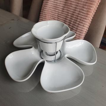 Chocolade fonduestel fondueset snackschaal tapasset beschikbaar voor biedingen