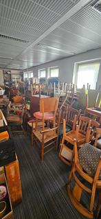 Grote partij stoelen/fauteuils - ca. 100 stuks, Ophalen of Verzenden, Gebruikt, Vijf, Zes of meer stoelen
