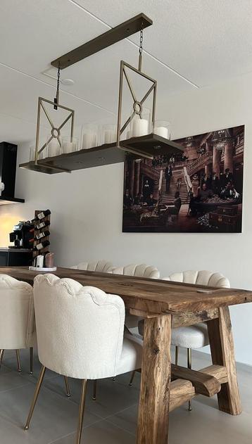 Eettafel massief oud eikenhout - Posthuys beschikbaar voor biedingen
