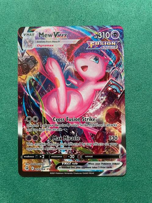 Mew vmax 269/264 alt art, Hobby en Vrije tijd, Verzamelkaartspellen | Pokémon, Nieuw, Losse kaart, Ophalen of Verzenden