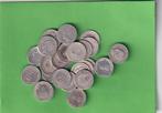 Curacao 25 Zilveren 1/4 Gulden 1944/47  Divers, Postzegels en Munten, Munten | Nederland, Zilver, 25 cent, Koningin Wilhelmina