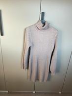 Beige taupe bruin rib gebreide trui jurk col Shein maat M, Kleding | Dames, Jurken, Maat 38/40 (M), Beige, Ophalen of Verzenden