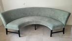 Ronde eettafel 150cm met halfronde teddy bank, Ophalen, Hout, 125 tot 150 cm, 150 tot 200 cm