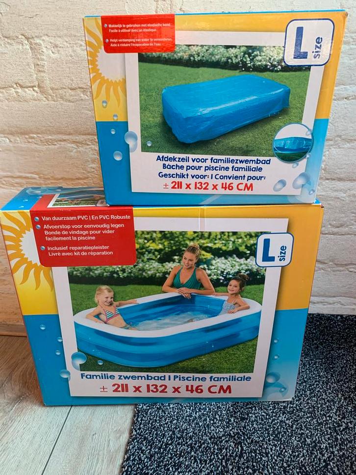 Nieuw zwembad met hoes in doos!, Tuin en Terras, Zwembaden, Nieuw, Opzetzwembad, Minder dan 80 cm, 200 tot 400 cm, Minder dan 200 cm