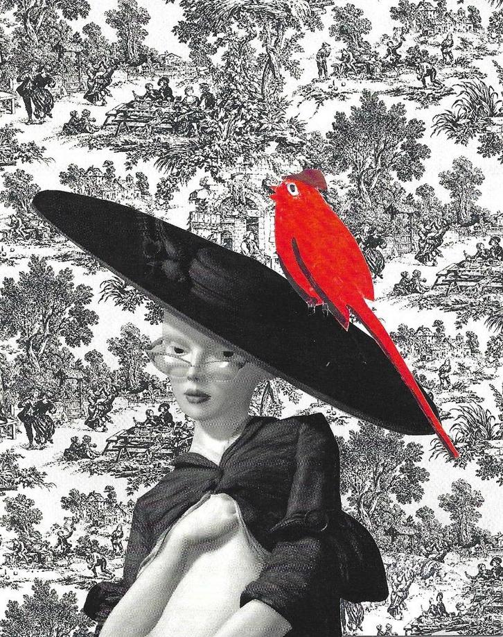 collagekaart 13, Hobby en Vrije tijd, Kaarten | Zelfgemaakt, Nieuw, Fantasie, Ophalen of Verzenden