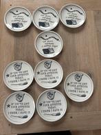 BLOND servies X NOIR bordjes 18.5 cm NIEUW, 9 stuks., Ophalen of Verzenden, Nieuw