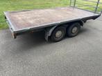Plateauwagen aanhanger aanhangwagen tandemasser 2000 kg, Gebruikt