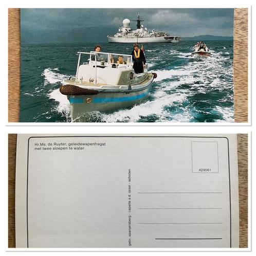 Hr. Ms. de Ruyter GeleideWapenFregat Ansichtkaart, Verzamelen, Militaria | Algemeen, Ophalen of Verzenden