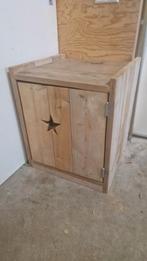 Steigerhouten kastje, Ophalen, Minder dan 45 cm