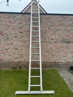 Ladder Alga 2 x 16 treden, Doe-het-zelf en Verbouw, Ladders en Trappen, Ophalen, Ladder, Opvouwbaar of Inschuifbaar, 4 meter of meer