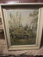 Mooi schilderijtje Vakantiehuis "" De Dinkel In Leersum J, Antiek en Kunst, Kunst | Schilderijen | Klassiek, Ophalen