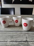 Drie DE koffiemokjes, Gebruikt, Ophalen of Verzenden, Overige stijlen, Kop(pen) en/of Schotel(s)