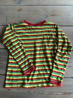 Rood geel groen Carnaval longsleeve 128/134, Ophalen of Verzenden, Gebruikt, 122 t/m 128, Jongen of Meisje