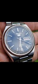 SEIKO 5 AUTOMATIC 7019-8100 JUNI 1982., Gebruikt, Staal, Polshorloge, Ophalen of Verzenden